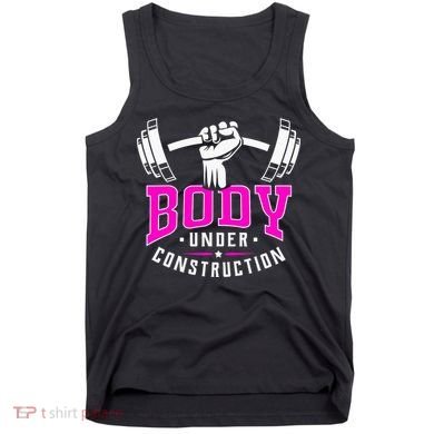 Gym Lovers Body Under Construction Workout Related Gym Rats Tank Top