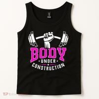 Gym Lovers Body Under Construction Workout Related Gym Rats Tank Top thumb 2