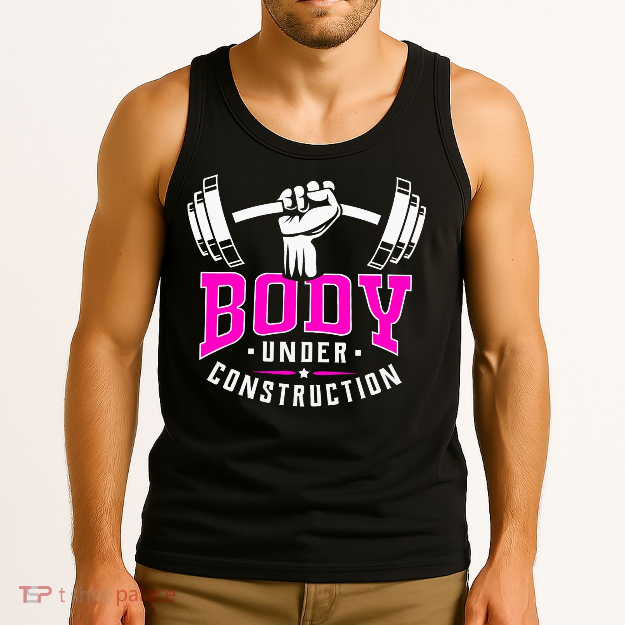 Gym Lovers Body Under Construction Workout Related Gym Rats Tank Top