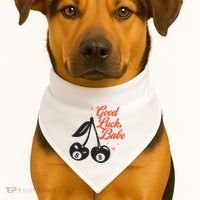 Good Luck Babe USA-Made Doggie Bandana thumb 1