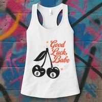 Good Luck Babe Women's Tank Top thumb 3