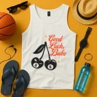 Good Luck Babe Tank Top thumb 4
