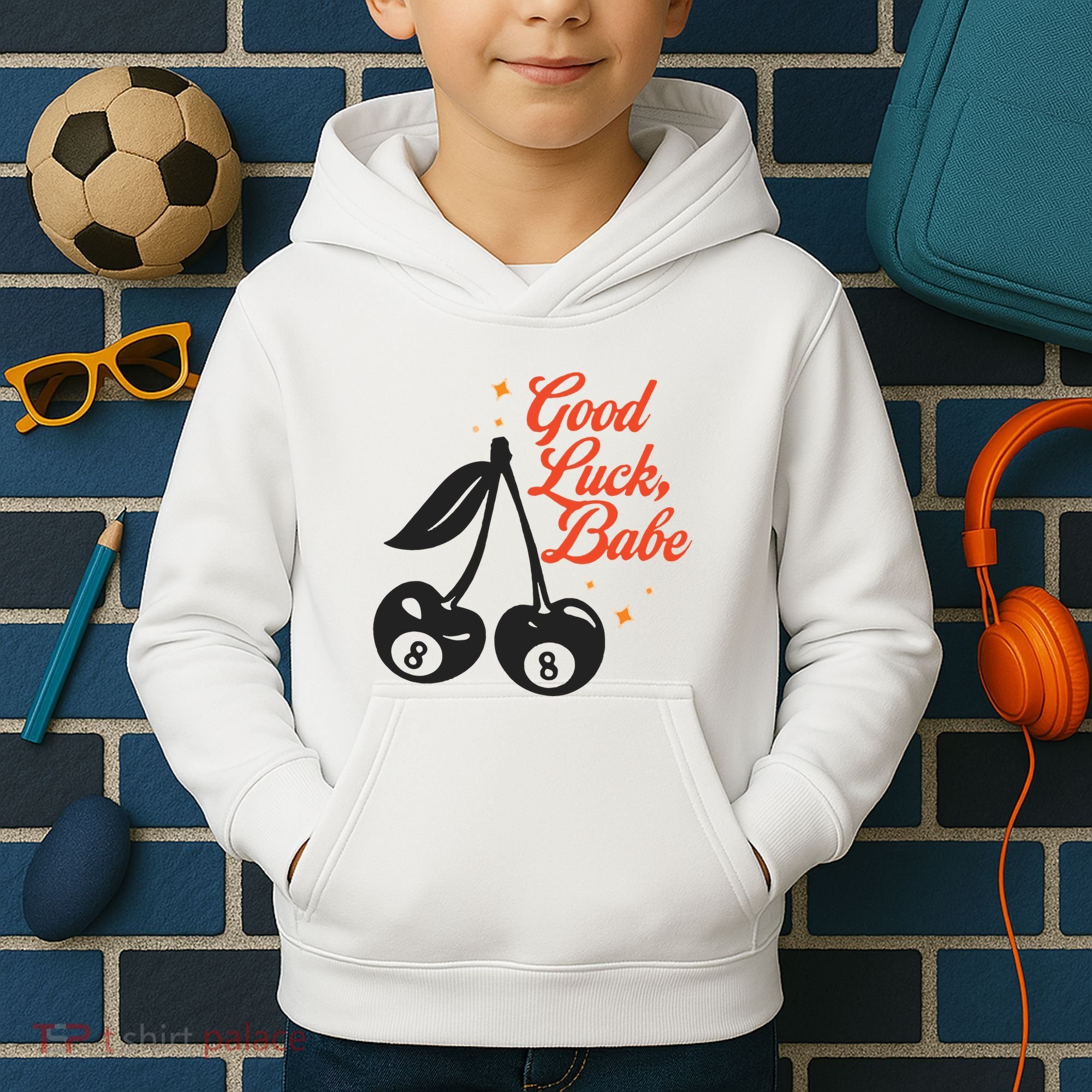 Good Luck Babe Kids Hoodie