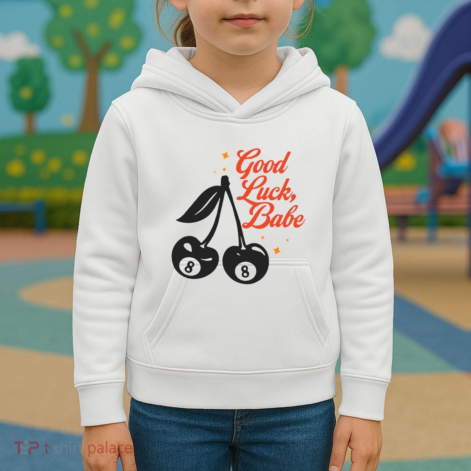 Good Luck Babe Kids Hoodie