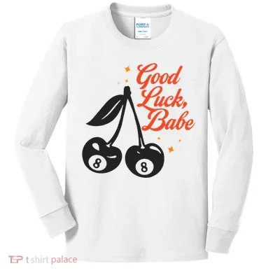 Good Luck Babe Kids Long Sleeve Shirt