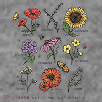 Garden Life Bloom Where You Are Planted Botanican Flowers Toddler Hoodie thumb 2