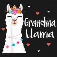 Grandma Llama Cute Llamas Lover Best Grandmother Ever, Mother's Day Women's Hoodie thumb 2