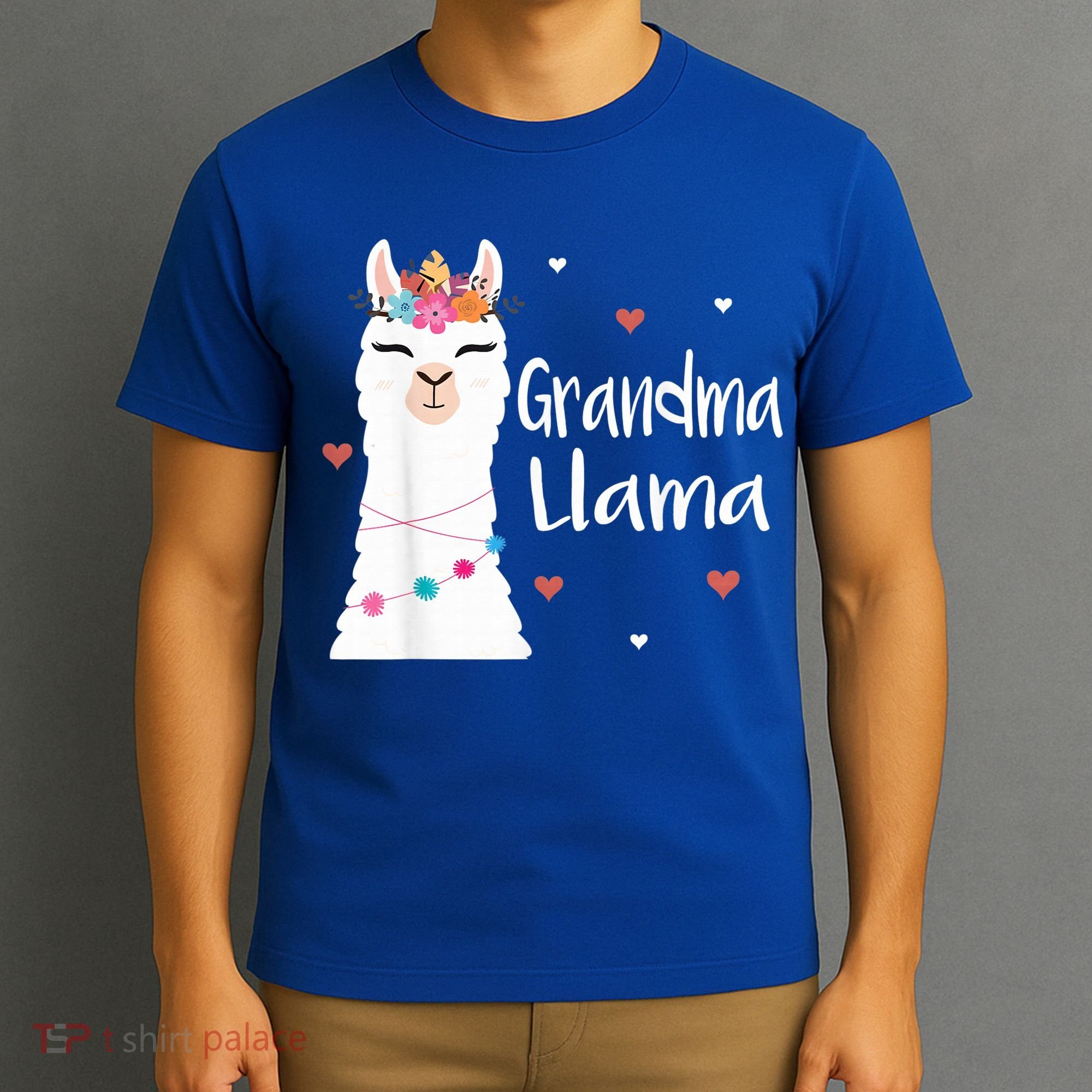 Grandma Llama Cute Llamas Lover Best Grandmother Ever, Mother's Day T-Shirt
