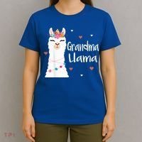Grandma Llama Cute Llamas Lover Best Grandmother Ever, Mother's Day T-Shirt thumb 4