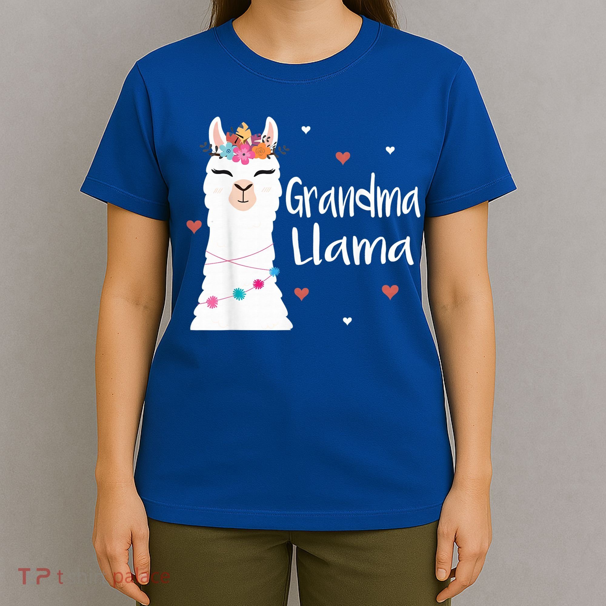 Grandma Llama Cute Llamas Lover Best Grandmother Ever, Mother's Day T-Shirt
