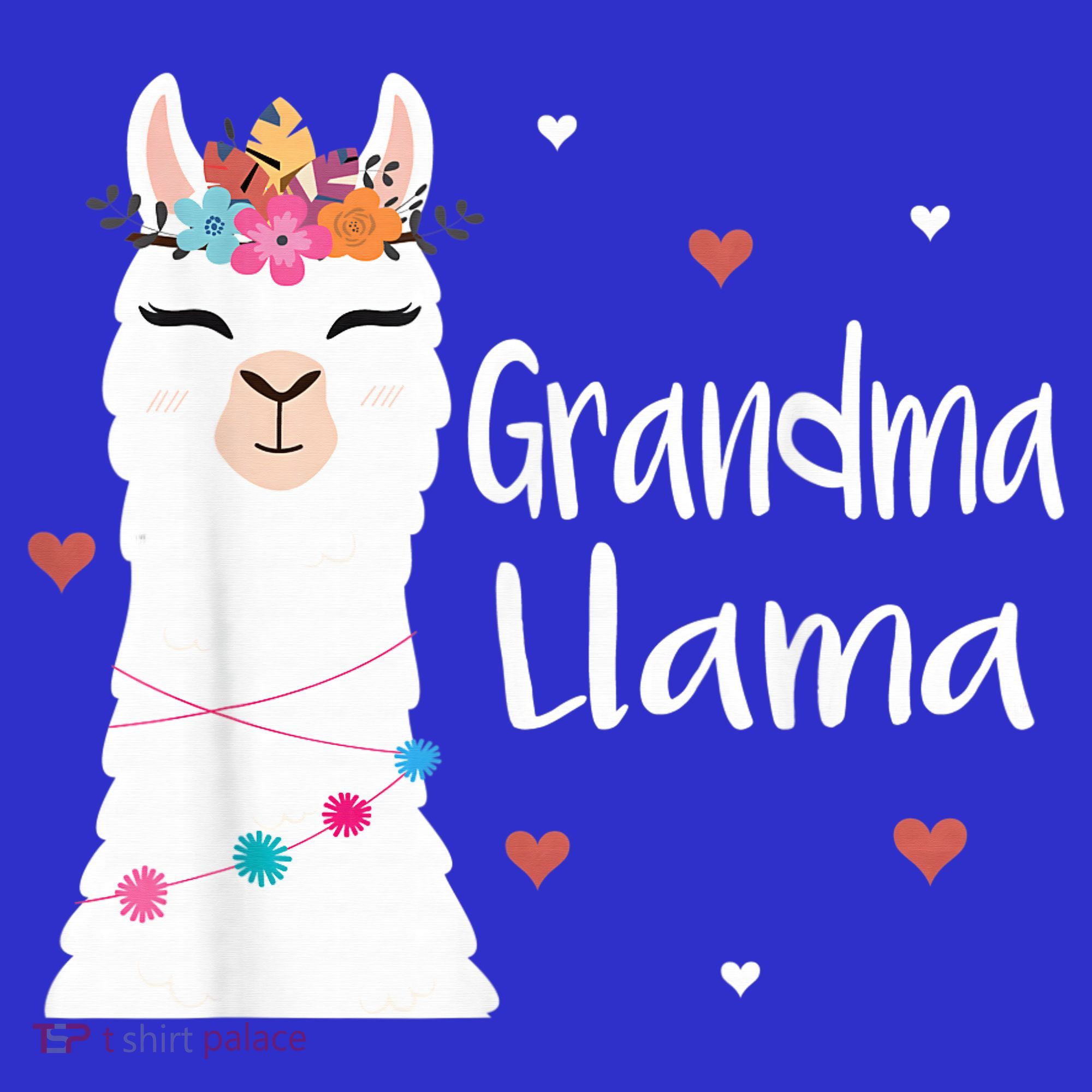 Grandma Llama Cute Llamas Lover Best Grandmother Ever, Mother's Day T-Shirt