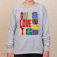 Give Love Christmas Holiday Gifts Women's Sweatshirt thumb 0