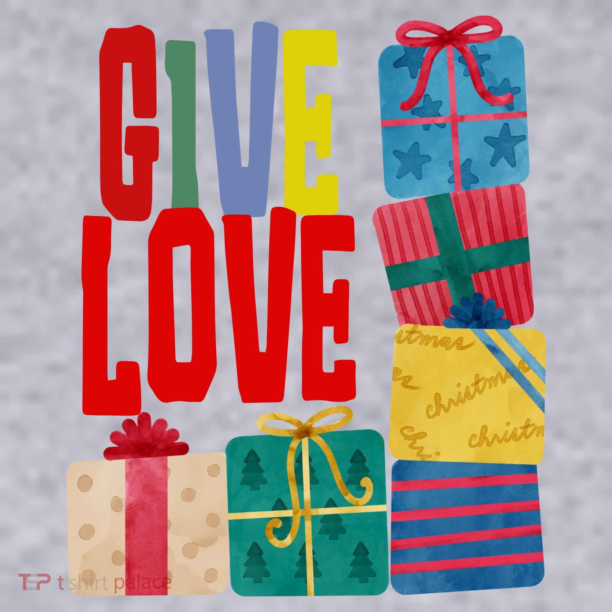 Give Love Christmas Holiday Gifts Women's Sweatshirt
