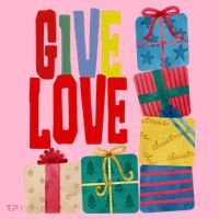 Give Love Christmas Holiday Gifts Coaster thumb 2
