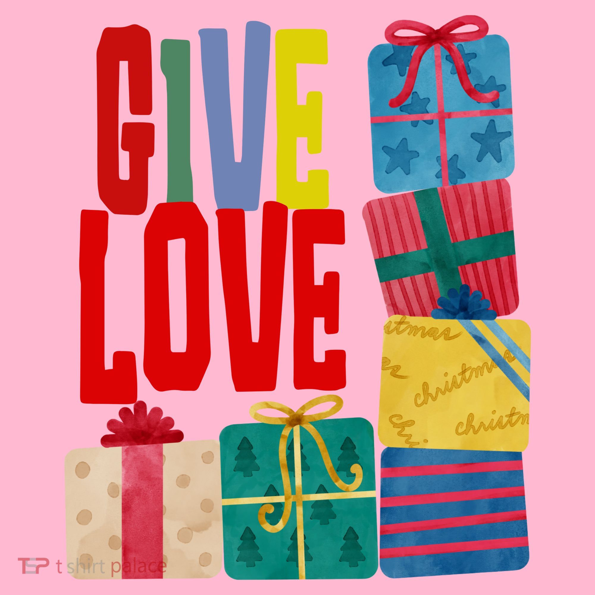 Give Love Christmas Holiday Gifts Coaster