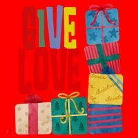 Give Love Christmas Holiday Gifts Santa Hat thumb 1