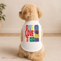 Give Love Christmas Holiday Gifts Doggie Tank thumb 2