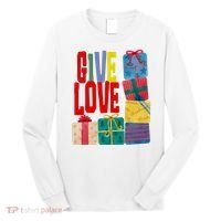 Give Love Christmas Holiday Gifts Long Sleeve Shirt thumb 0