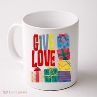 Give Love Christmas Holiday Gifts Coffee Mug thumb 0