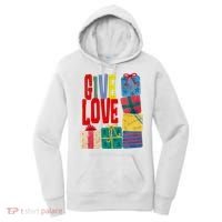 Give Love Christmas Holiday Gifts Women's Hoodie thumb 0