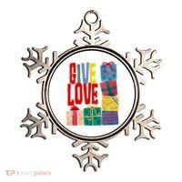 Give Love Christmas Holiday Gifts Ornament thumb 0