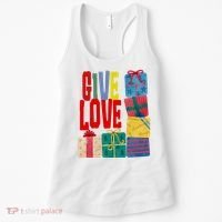 Give Love Christmas Holiday Gifts Women's Tank Top thumb 0
