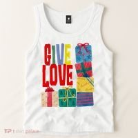 Give Love Christmas Holiday Gifts Tank Top thumb 2