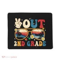 Groovy Last Day Of School Peace Out 2nd Grade Mousepad thumb 0