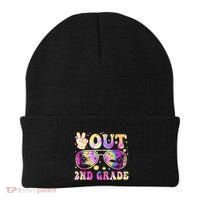 Groovy Last Day Of School Peace Out 2nd Grade Beanie thumb 0