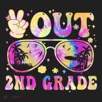 Groovy Last Day Of School Peace Out 2nd Grade Beanie thumb 2