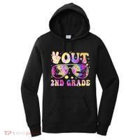 Groovy Last Day Of School Peace Out 2nd Grade Women's Hoodie thumb 0