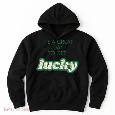 Get Lucky Design For Saint Patricks Day S S Girl Hoodie