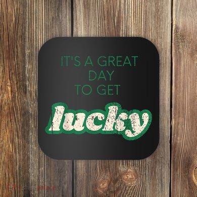 Get Lucky Design For Saint Patricks Day S S Girl Coaster