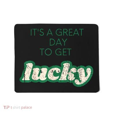 Get Lucky Design For Saint Patricks Day S S Girl Mousepad