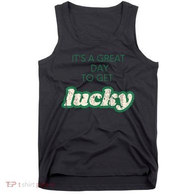 Get Lucky Design For Saint Patricks Day S S Girl Tank Top