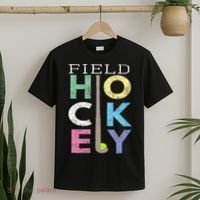Girls Love Field Hockey Fun Birthday Gift Product Gift T-Shirt thumb 2