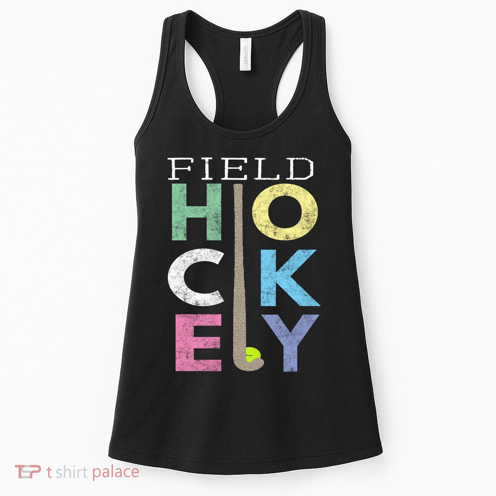 Girls Love Field Hockey Fun Birthday Gift Product Gift Women's Tank Top