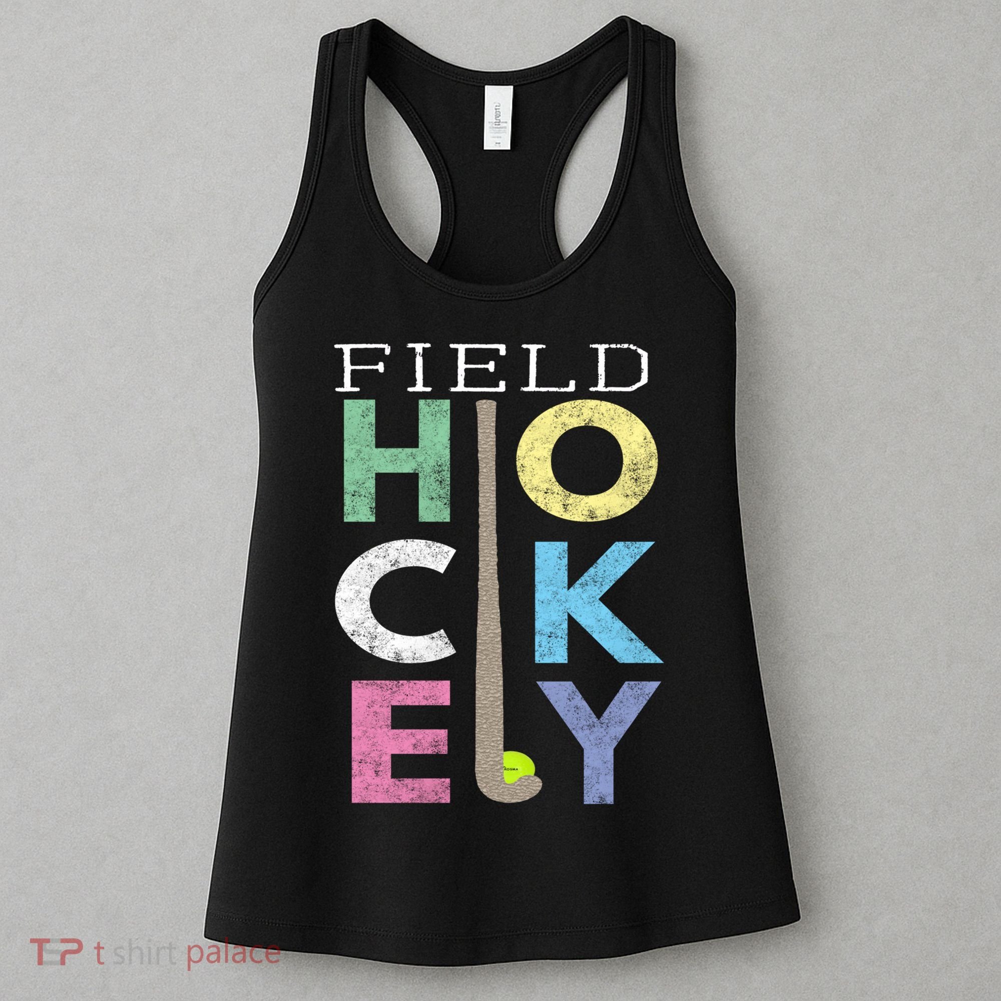 Girls Love Field Hockey Fun Birthday Gift Product Gift Women's Tank Top