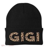 Gigi Leopard For Grandma Christmas Mothers Day Gift Beanie thumb 0