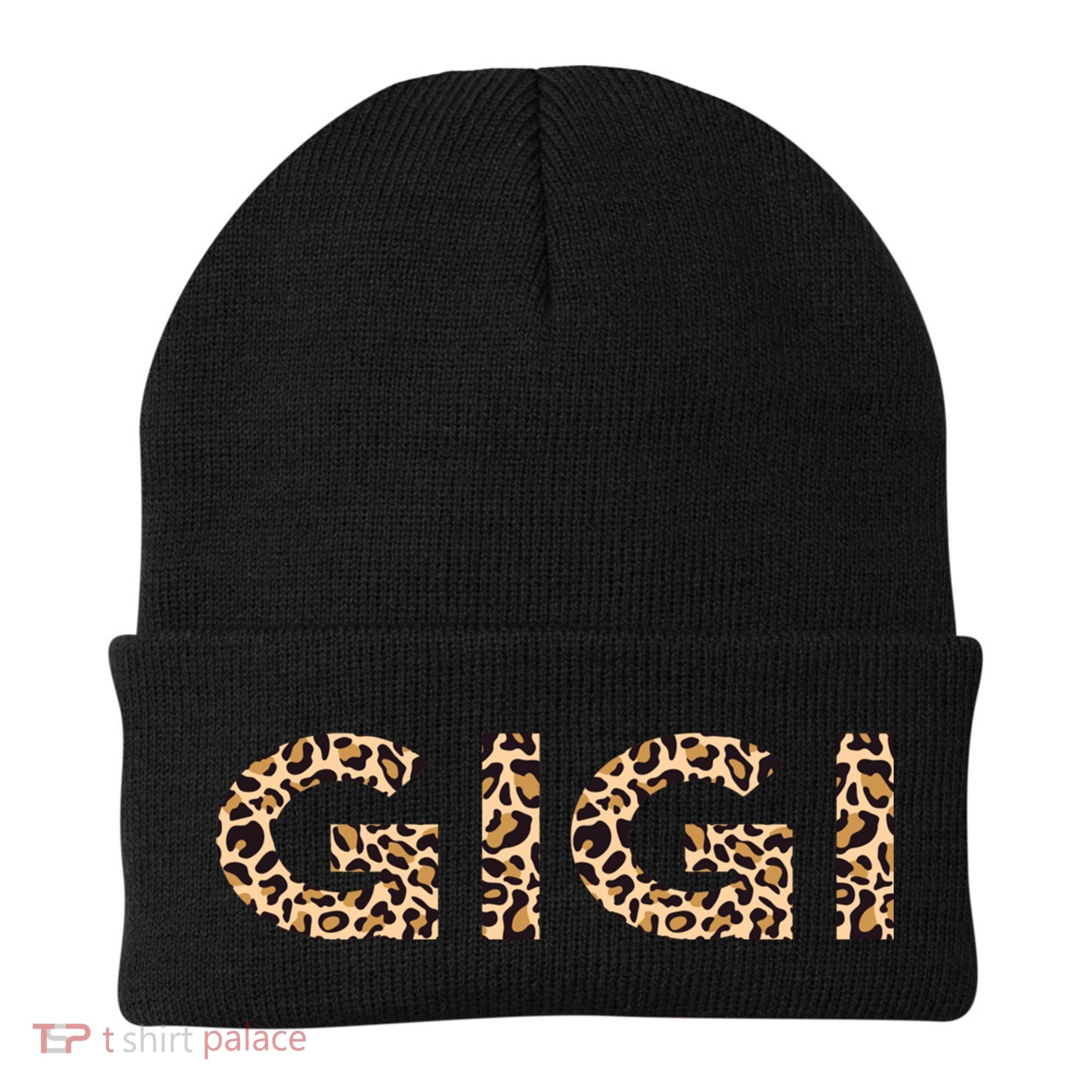 Gigi Leopard For Grandma Christmas Mothers Day Gift Beanie