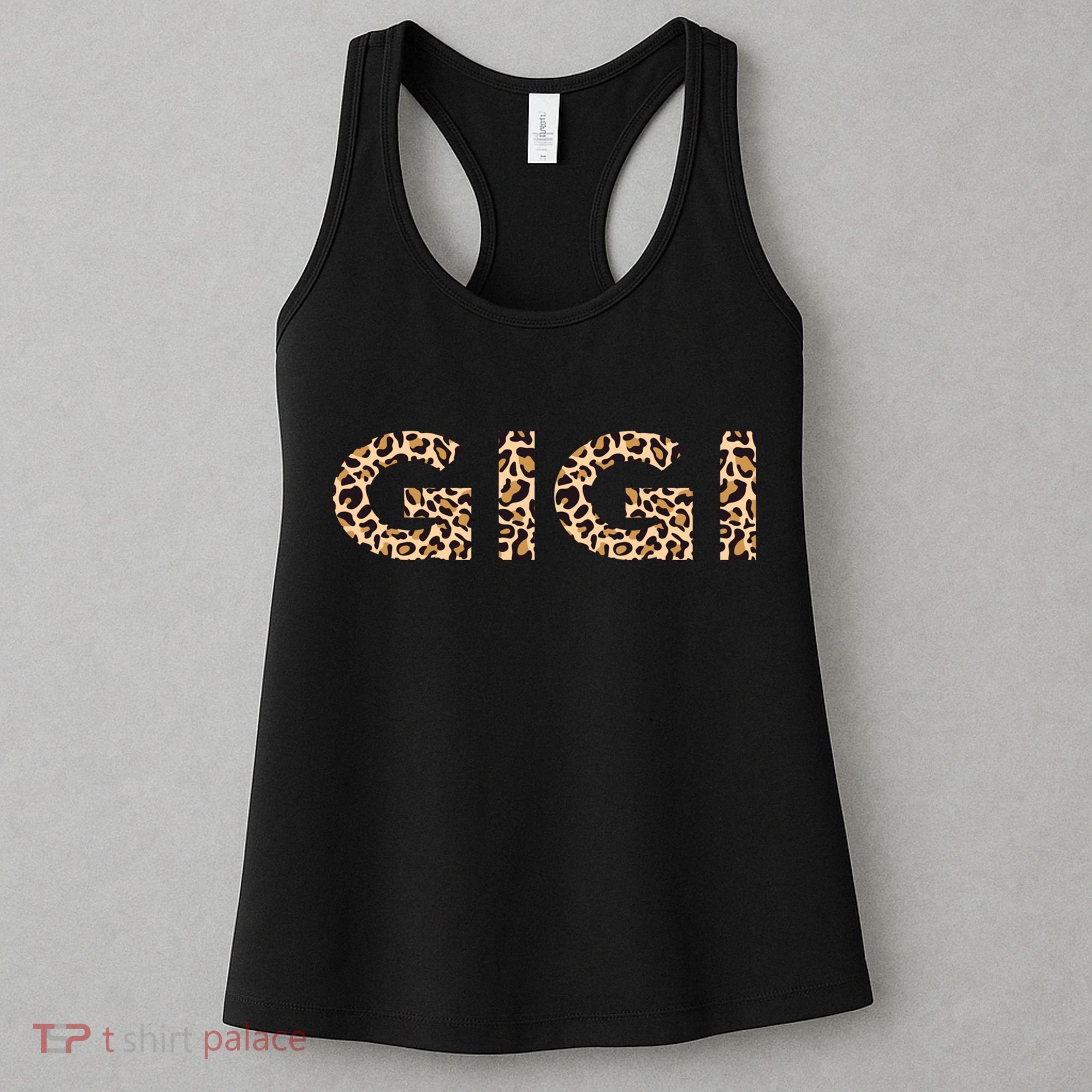 Gigi Leopard For Grandma Christmas Mothers Day Gift Women's Tank Top