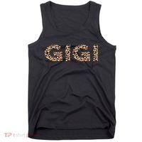 Gigi Leopard For Grandma Christmas Mothers Day Gift Tank Top thumb 0