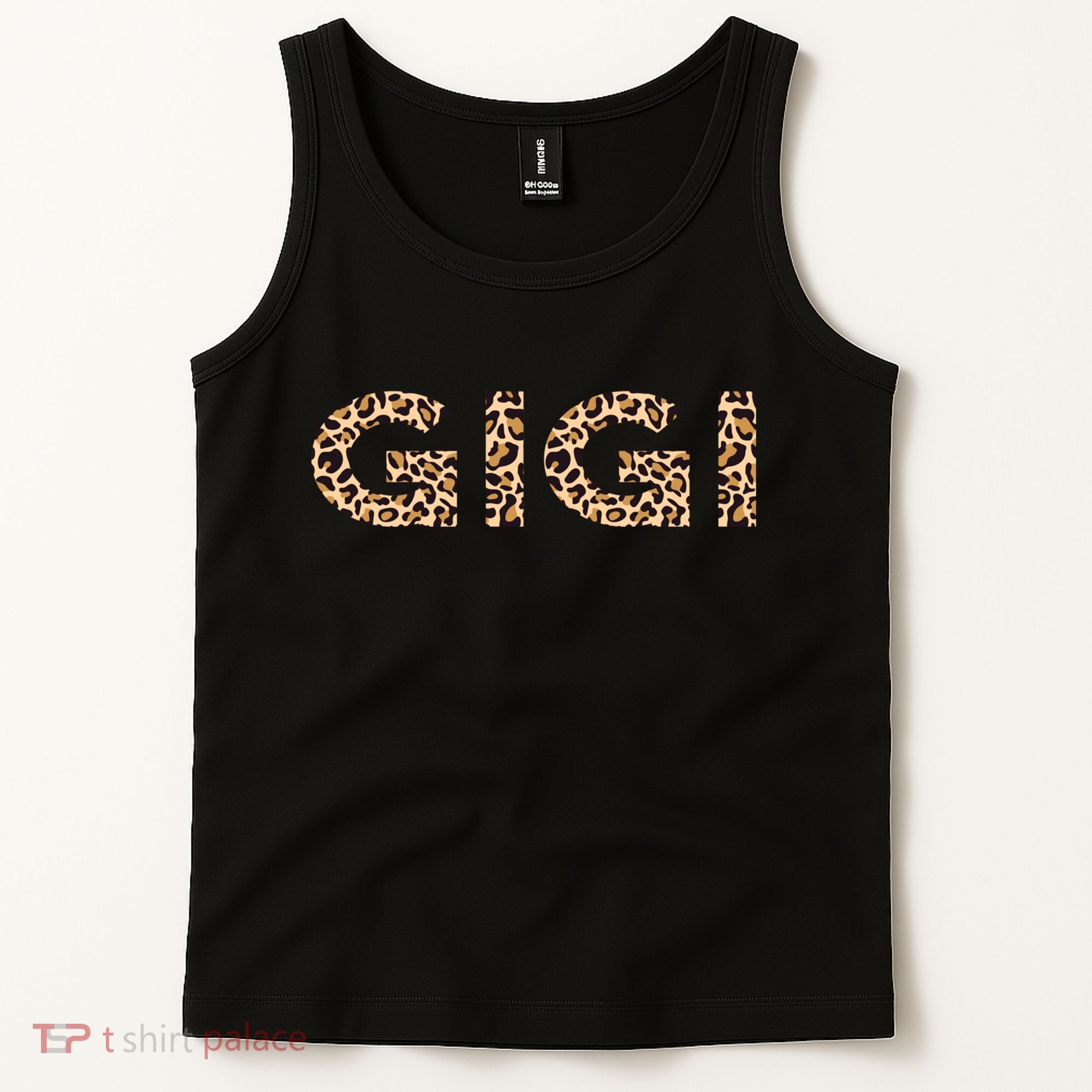 Gigi Leopard For Grandma Christmas Mothers Day Gift Tank Top