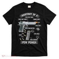 Gun Lovers Funny Amendment Meme Anatomy Of A Pew Pewer T-Shirt thumb 0
