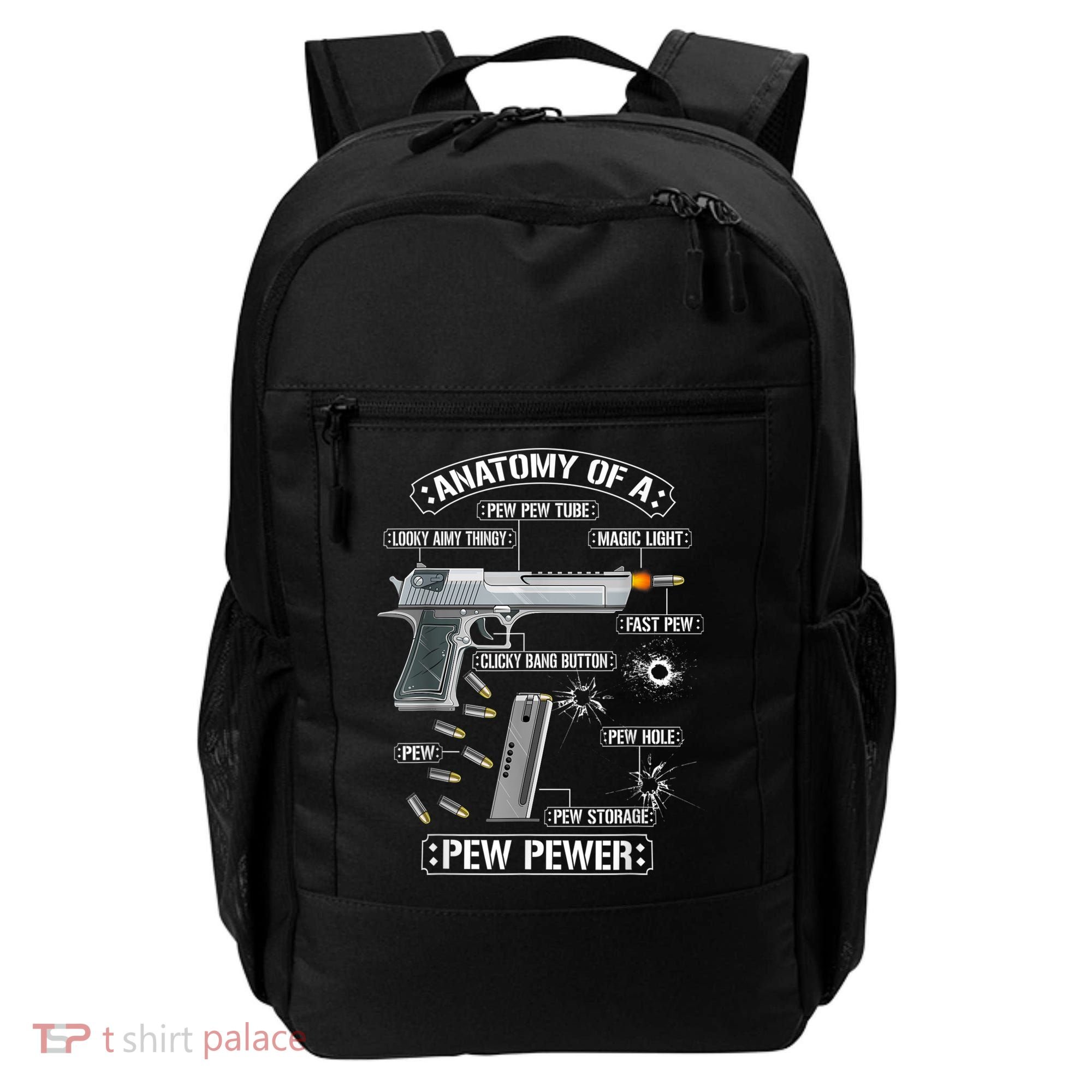 Gun Lovers Funny Amendment Meme Anatomy Of A Pew Pewer Backpack