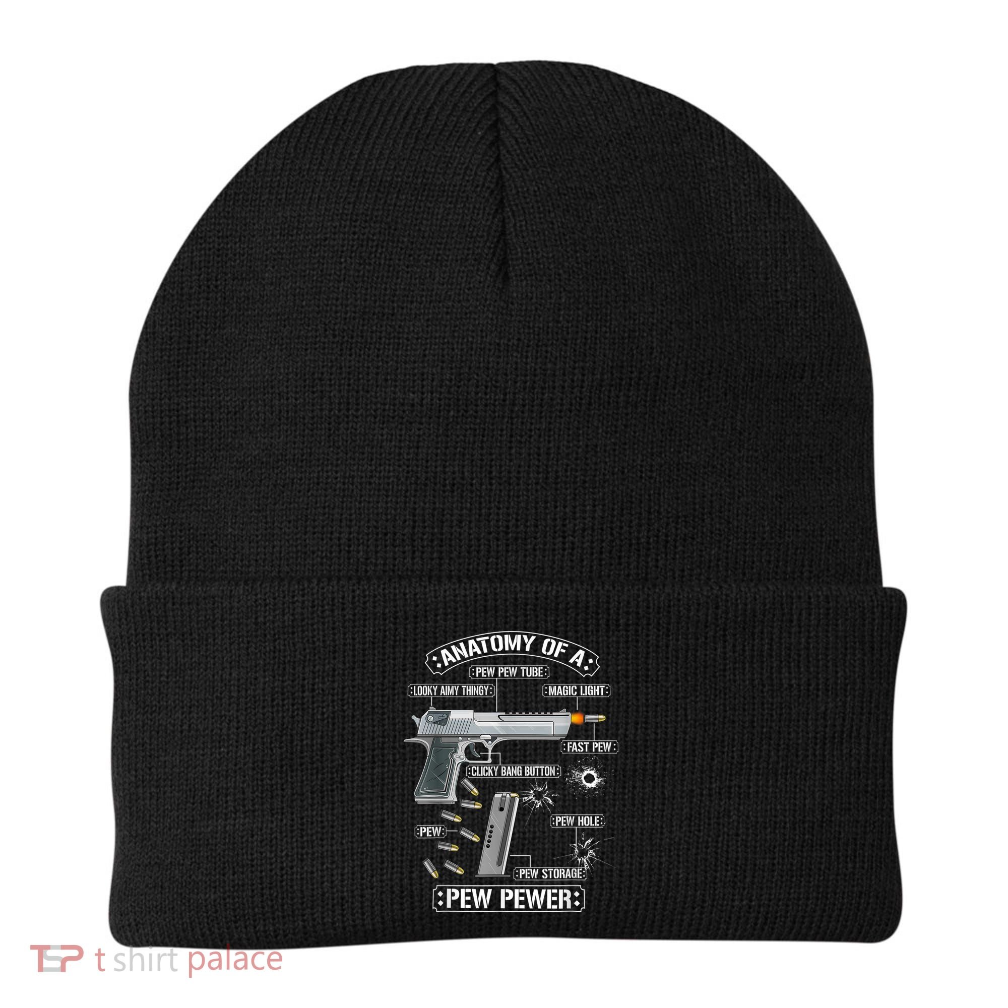 Gun Lovers Funny Amendment Meme Anatomy Of A Pew Pewer Beanie