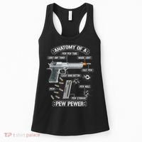 Gun Lovers Funny Amendment Meme Anatomy Of A Pew Pewer Women's Tank Top thumb 0