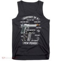 Gun Lovers Funny Amendment Meme Anatomy Of A Pew Pewer Tank Top thumb 0