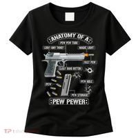 Gun Lovers Funny Amendment Meme Anatomy Of A Pew Pewer Women's T-Shirt thumb 0