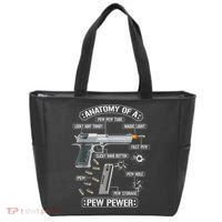 Gun Lovers Funny Amendment Meme Anatomy Of A Pew Pewer Tote Bag thumb 0